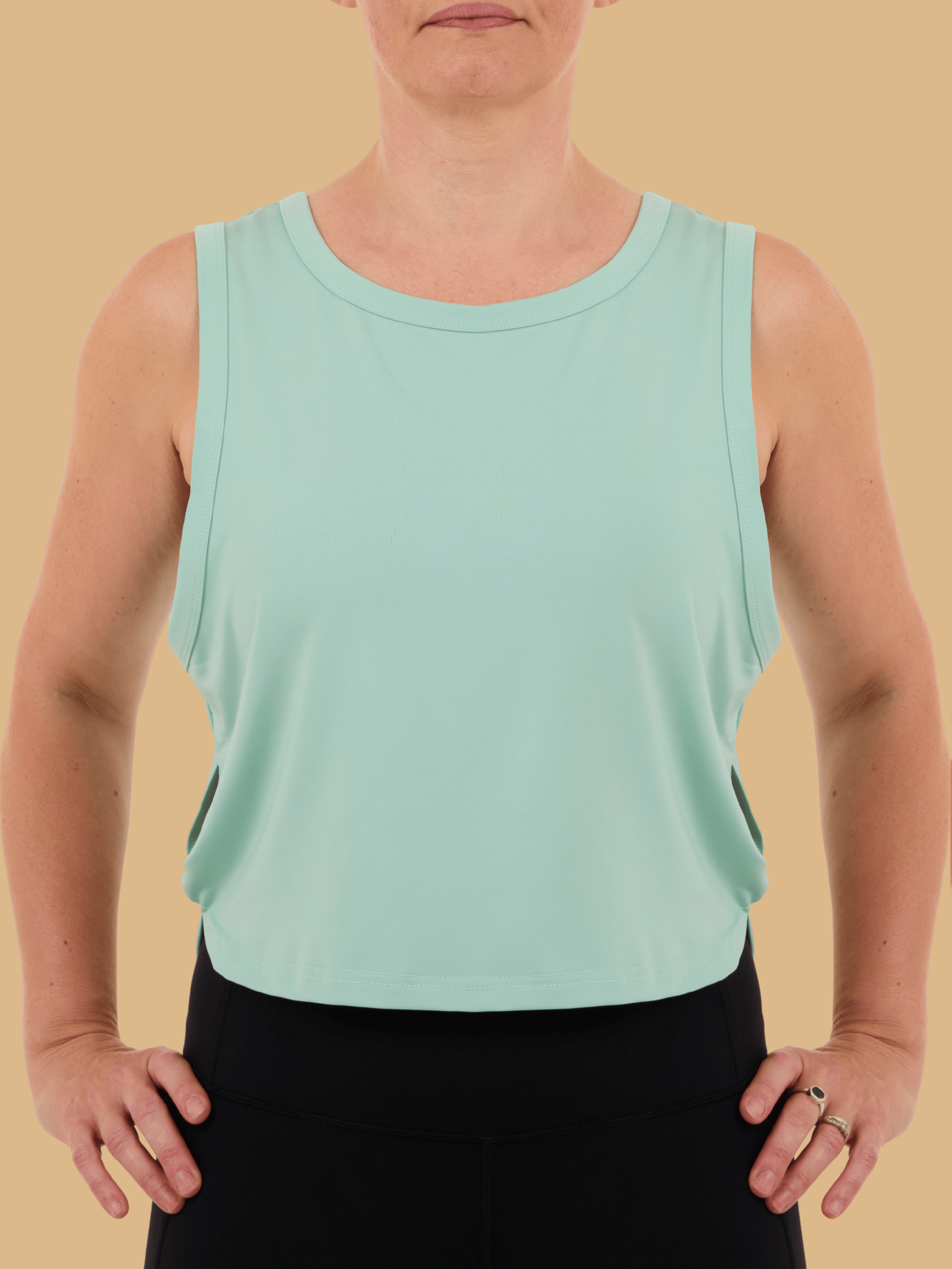 Natural Flow - Mint Green Tank Top