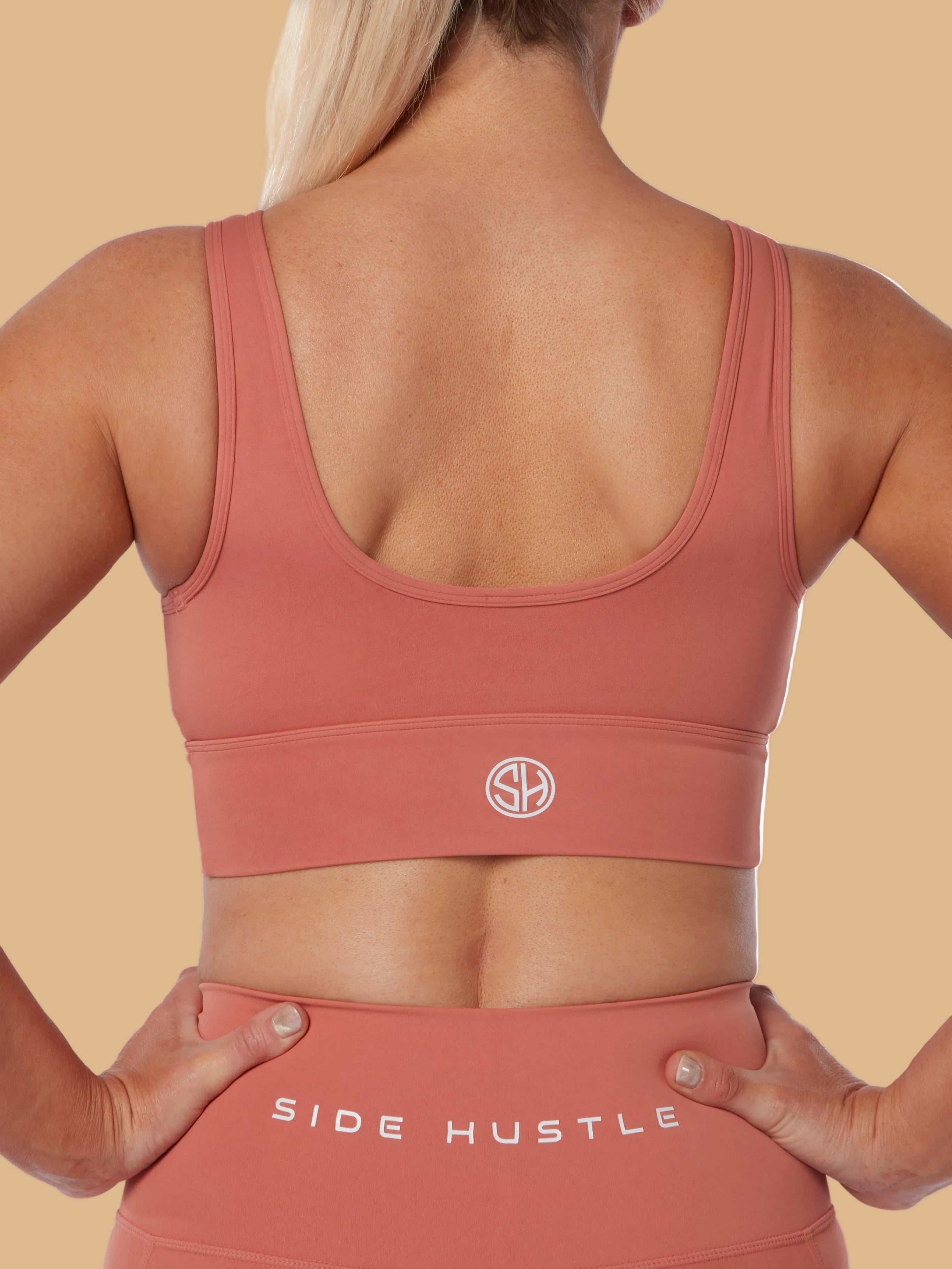 Pink Smooth Bra & High Waisted Leggings