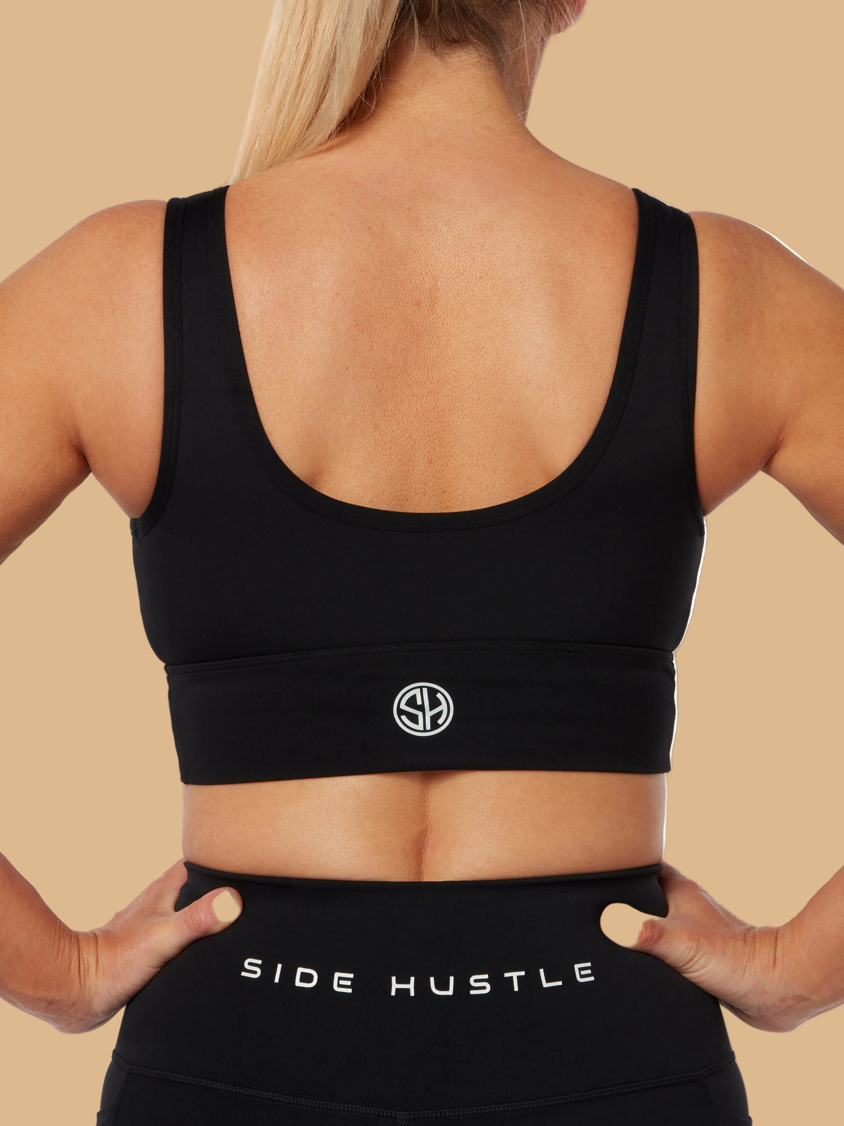 Black Smooth Bra & High Waisted Leggings