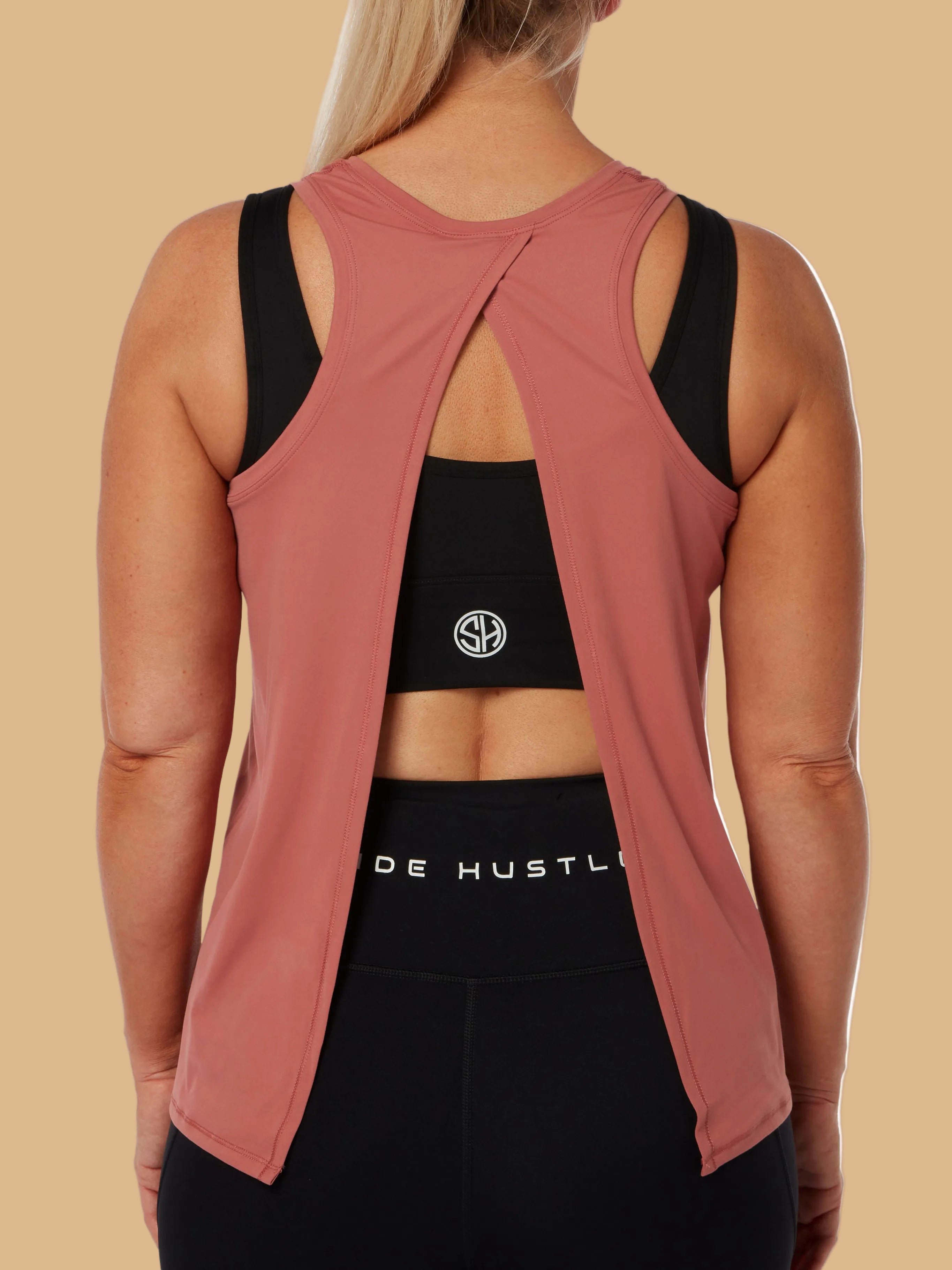 Pink Soft Racer Back Top