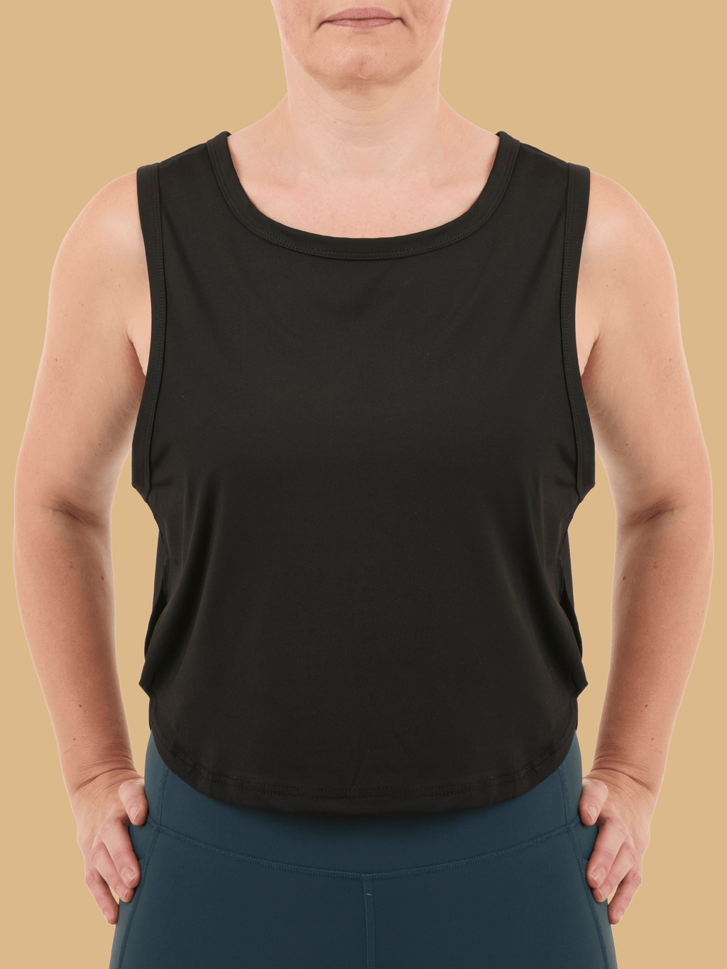 Natural Flow - Black Tank Top