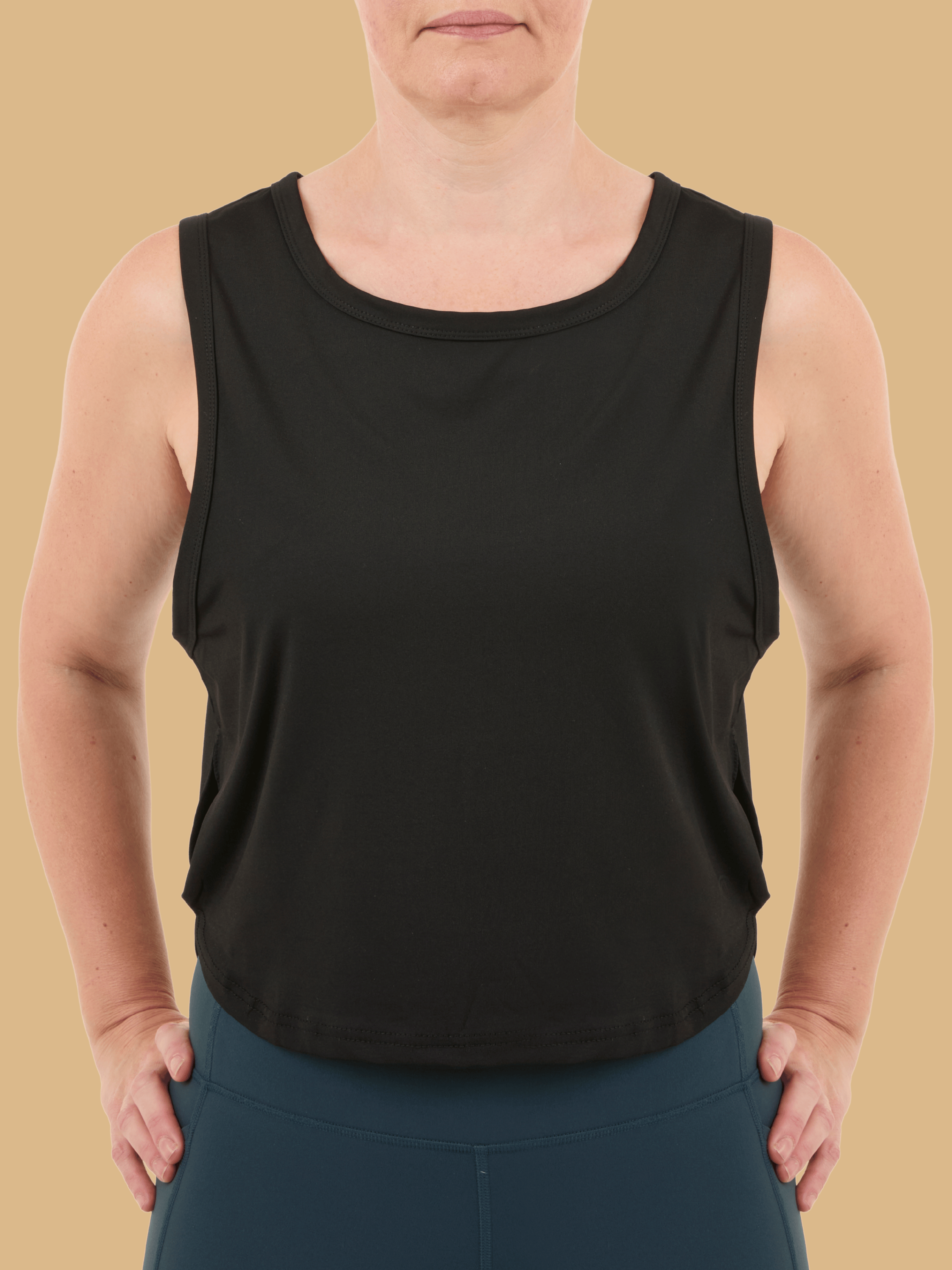 Natural Flow - Black Tank Top