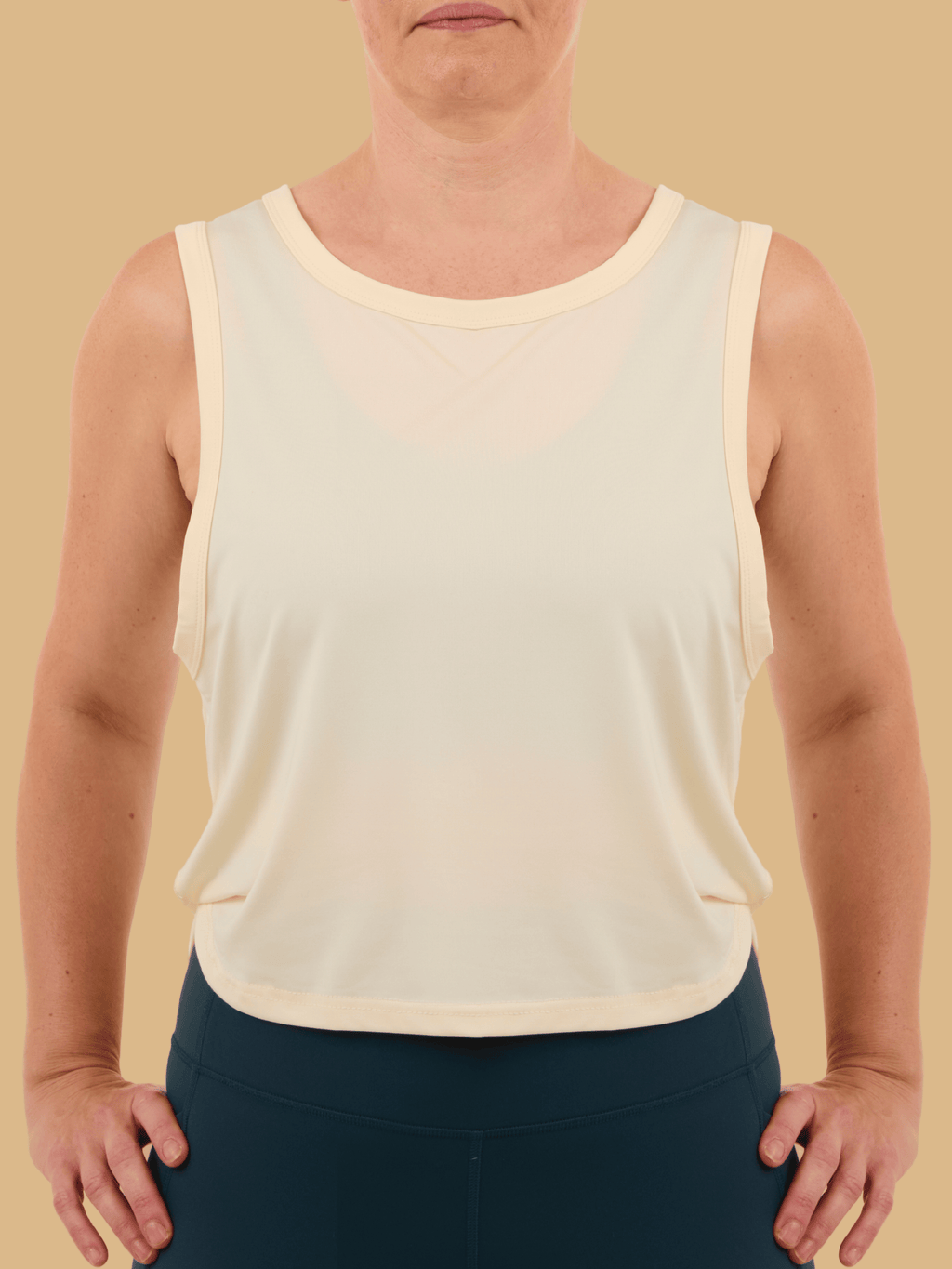 Natural Flow - Cream Tank Top