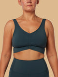 Teal  Smooth Bra & High Waisted Leggings