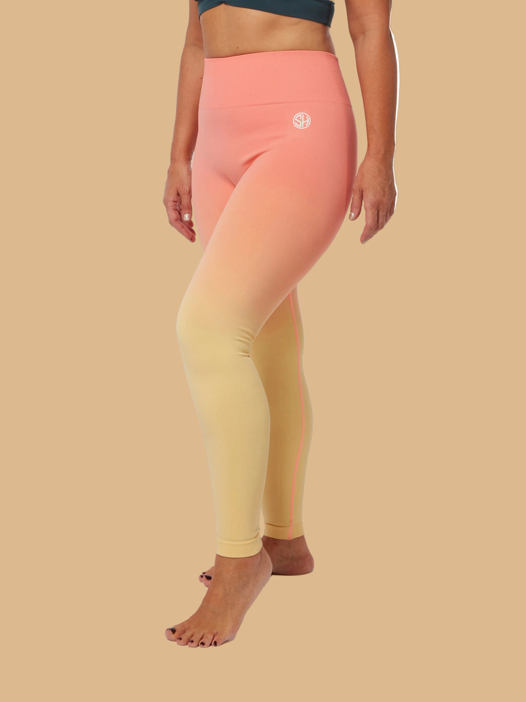 Mint To Lime High Waisted Leggings