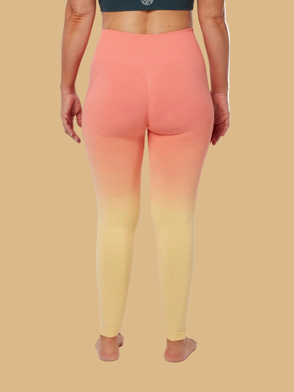 Peach To Sand High Waisted Leggings