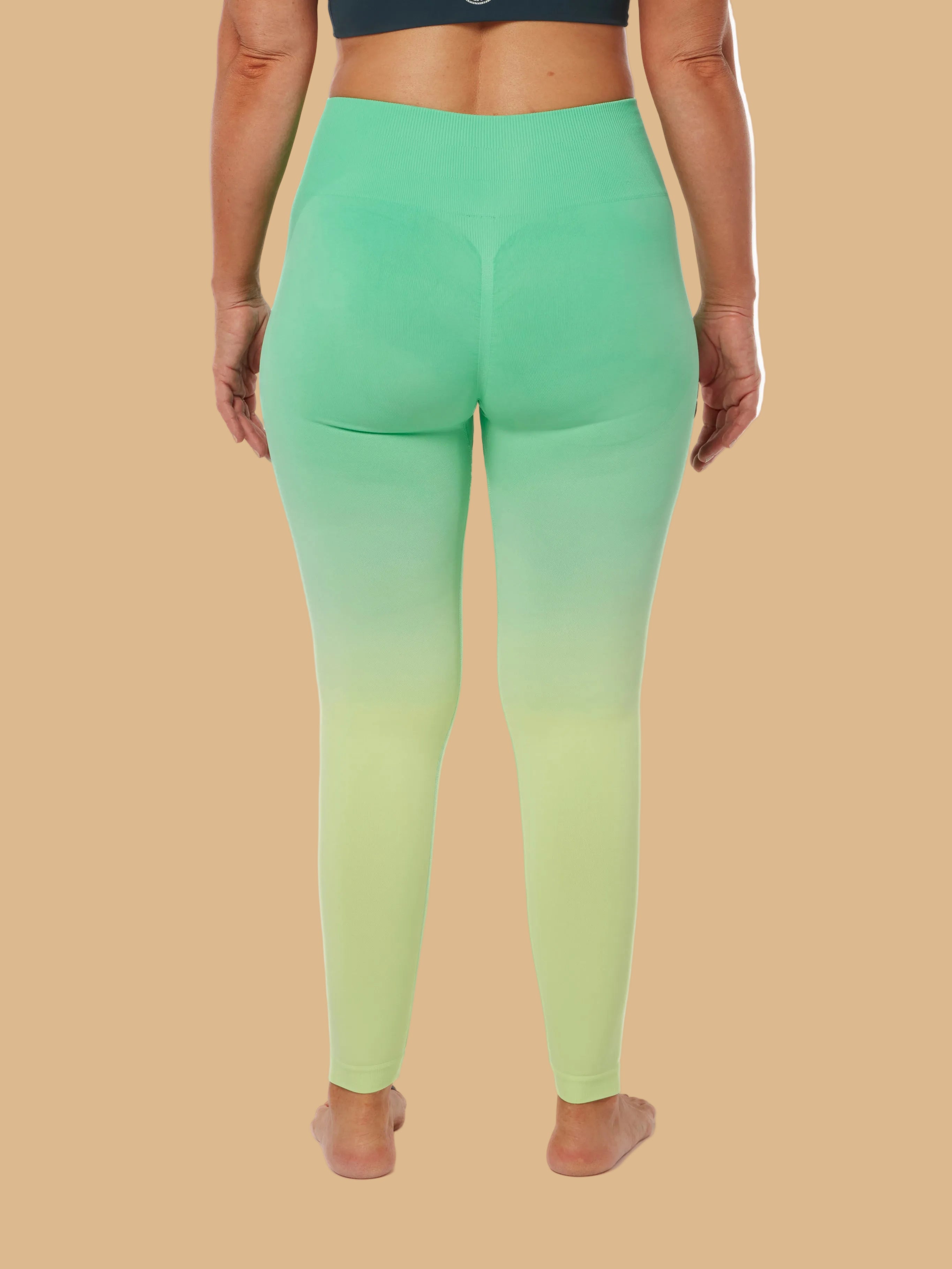 Mint To Lime High Waisted Leggings