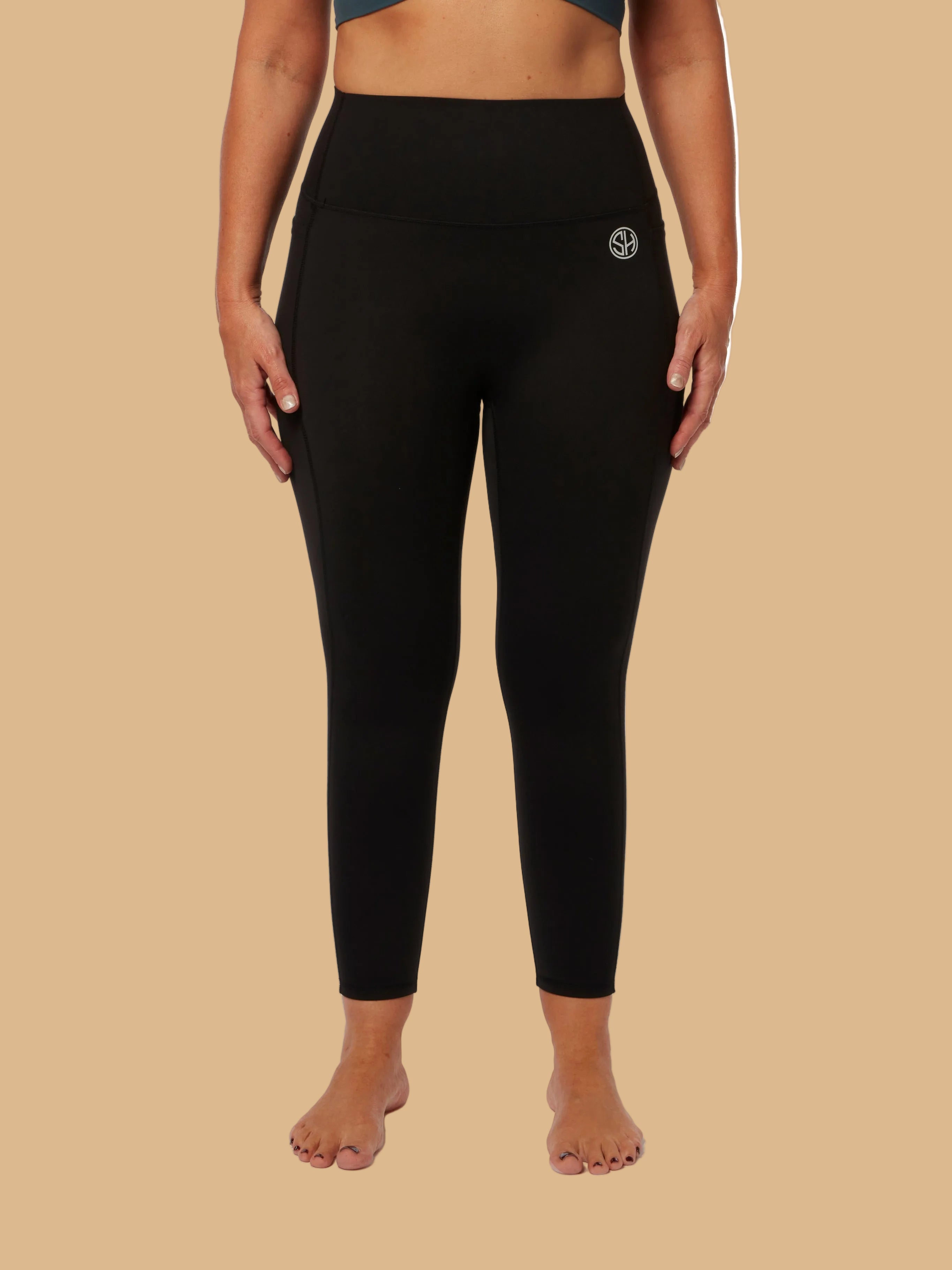 Black High Waisted Performance Leggings