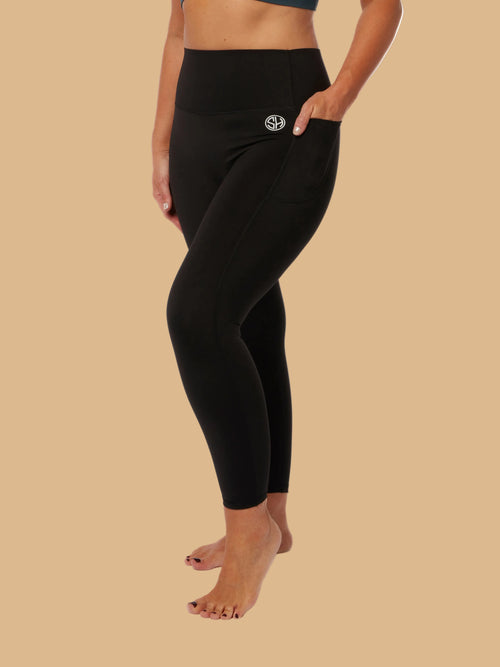 Black High Waisted Performance Leggings