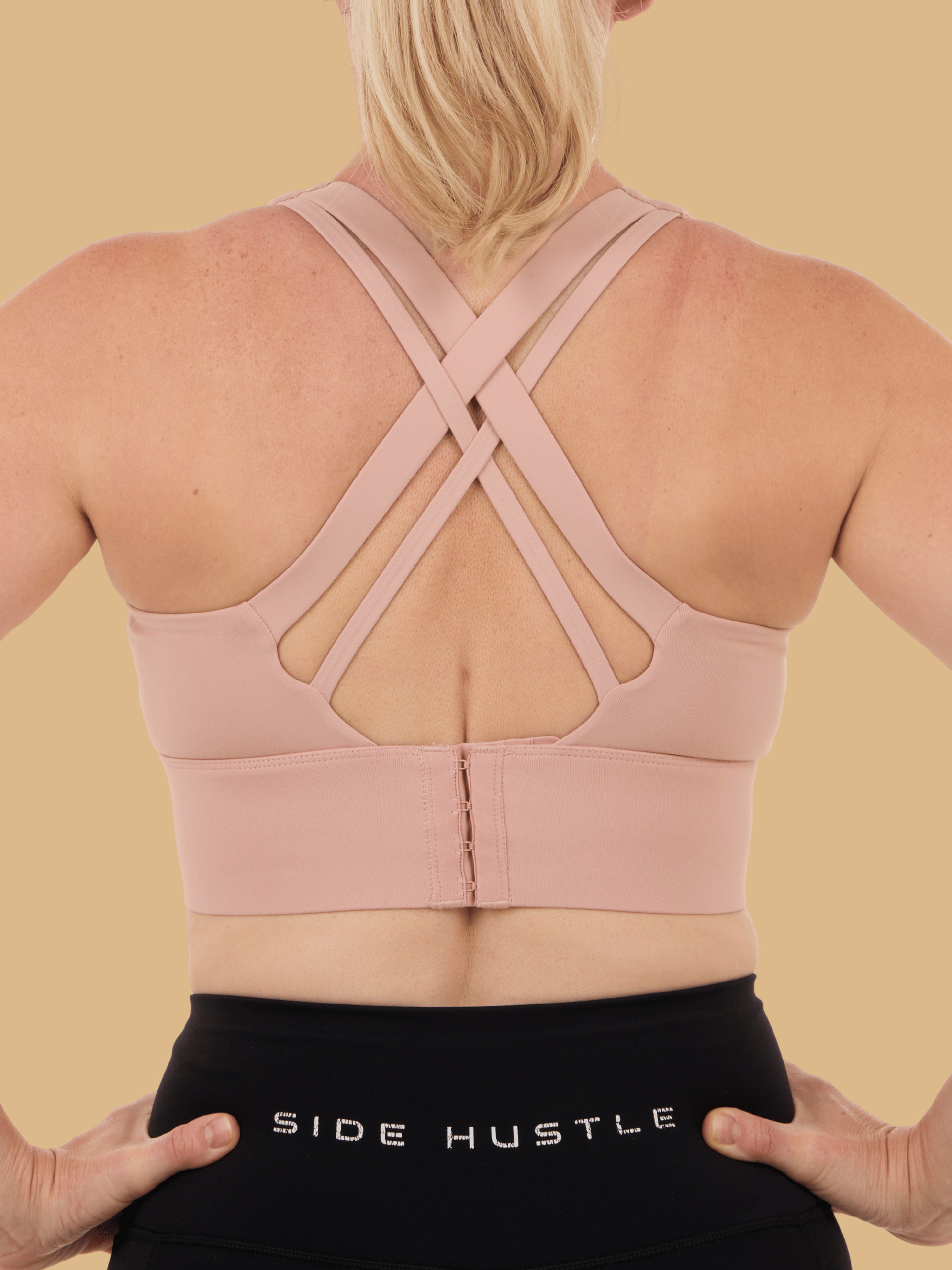 Pink Anchor Sports Bra