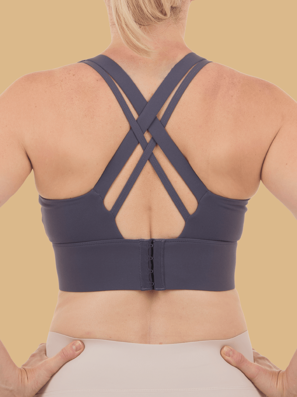 Navy Anchor Sports Bra