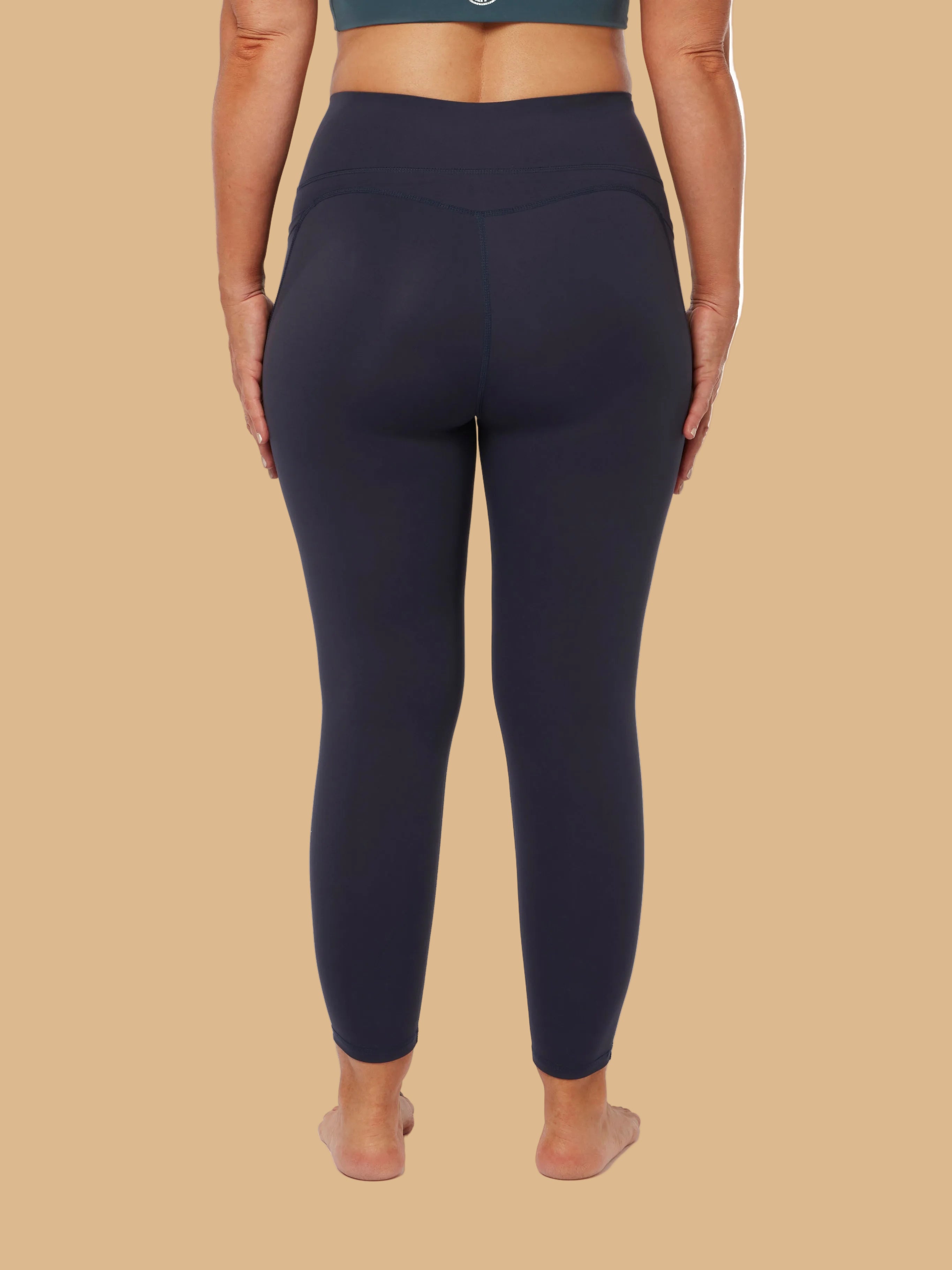 Navy High Waisted Performance Leggings