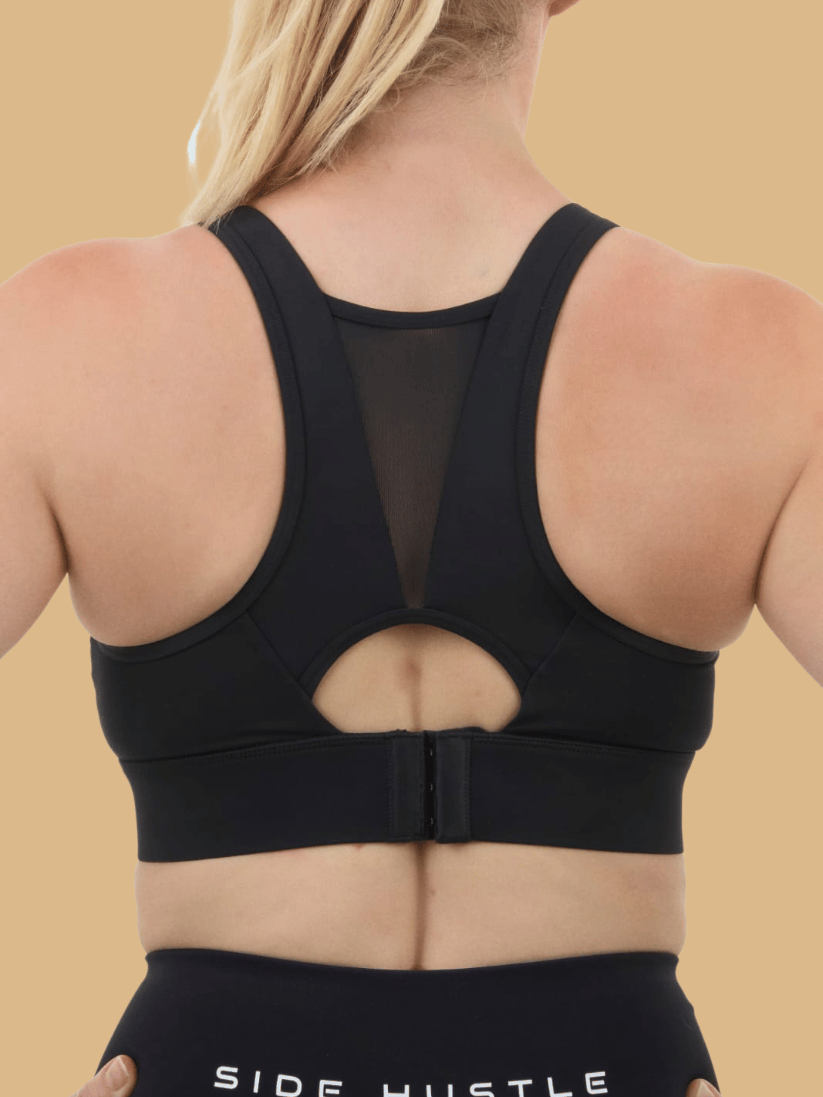 Earthform - Black Ladies Sports Bra