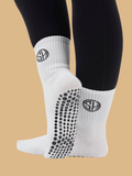 White Grip Socks